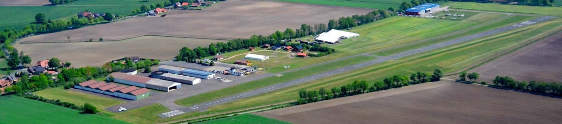 Flugplatz Damme EDWC aus der Luft